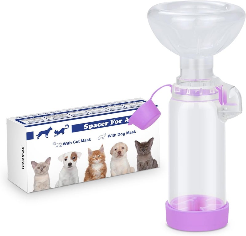 freespace Inhaler Aerosol Chamber for Dogs Inhaler Spacer for Giving Medicine to Your Pet-Helps Dog with Breathing & Delivering Medication Fits (for Dog) - Image 1